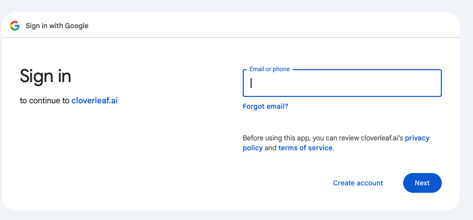How to Log in to Cloverleaf